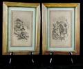 541 Pair Antique French Engravings