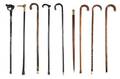 A Collection of Nine Canes