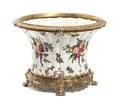 A Gilt Metal Mounted Porcelain Jardiniere
