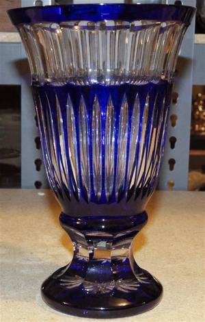 A Bohemian Glass Vase