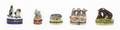 Five Limoges Porcelain Boxes