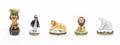 Five Limoges Porcelain Boxes