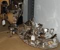 A Six Piece SilverPlate Tea and Coffee Service with Tray