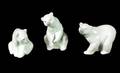 32 Three Small Lladro Daisa Polar Bears