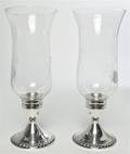 A Pair of American Silver Candlesticks Duchin Creations circa 1950