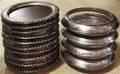 A Group of Fourteen American SilverMounted Coasters 20th Century