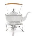 A SheffieldPlate Kettle on Lampstand Liberty  Co London Early 20th Century