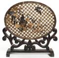 A Pierce Carved Soapstone Screen
