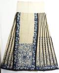 A Chinese Embroidered Silk Skirt