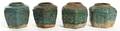 Four Chinese Glazed Pottery Jars