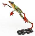 A Patinated Bronze Frog Tim Cotterill