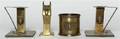 Four Egyptian Revival Brass Items