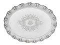 A German Silver Tray Bruckmann  Sohne Heilbronn MidLate 19th Century