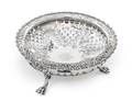 An Edwardian Silver Fruit Bowl John Dixon  Sons Sheffield 1906
