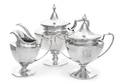 An American Silver ThreePiece Tea Set Roger Williams Silver Co Providence RI Circa 1910