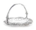 An American Silver Cake Basket Dominick  Haff New York Retailed by EA Brown Co Late 19th Century