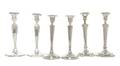 Three Pairs of American Silver Candlesticks Early 20th Century