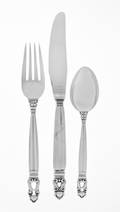 A Danish Silver Part Flatware Service Georg Jensen Silversmithy Copenhagen 194577