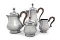 An Italian Silver FourPiece Tea and Coffee Set Mario Buccellati Mid 20th Century