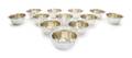 A Set of Continental Silver Finger Bowls Possibly Italian Circa 1930