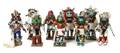 Ten Kachina Dolls Bernard Talas