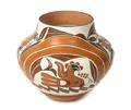 An Acoma Polychrome Olla Barbara and Joseph Cerno