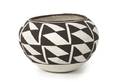 An Acoma Black and White Pottery Bowl Lucy Lewis