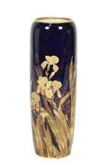 A Limoges Cobalt Porcelain Vase