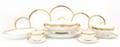 A Limoges Porcelain Partial Dinner Service