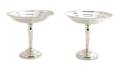 A Pair of American Silver Tazza