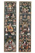 Two SinoTibetan Buddhist Paintings