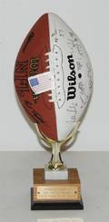 A 1997 Mackey Awards Signed Football