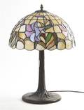 A Leaded Glass Table Lamp