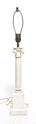 A Marble Table Lamp Base
