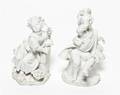 A Pair of Parian Figures