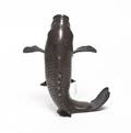 A Japanese Bronze Figure of a Carp
