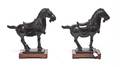 A Pair of Chinese Figures of Horses