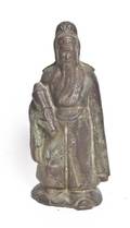 A Chinese Bronze Figure of a Sage