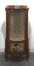 A Louis XV Style Vernis Martin Decorated Vitrine