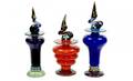 420 Three E D Blum Blown Glass Genii Bottles