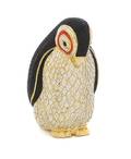 A Judith Leiber Black and Silver Penguin Minaudiere