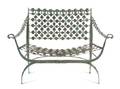 A Patinated Bronze Settee after the design by Armand Rateau for George and Florence Blumenthal