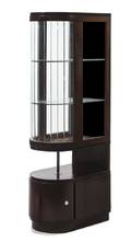 An Art Deco Mahogany Vitrine Cabinet