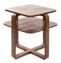 An Art Deco Walnut Occasional Table
