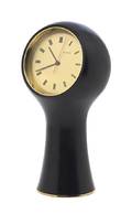 An Italian Molded Plastic and Brass Table Clock Angelo Mangiarotti 19212012 for Secticon