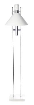 An American Chromed Floor Lamp Robert Sonneman