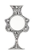 An American Aluminum Hand Mirror Donald Drumm