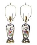 A Pair of Sevres Style Lamps