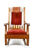 An Arts and Crafts Oak Rocker