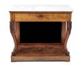 A William IV Mahogany MarbleTop Console Table